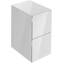 KEUCO EDITION 11 ART Sideboard, 2 Frontauszüge, 400x700x490mm, mit LED-Beleuchtung, 32542880401, Korpus/Front: Manhattan Glas / Manhattan Glas