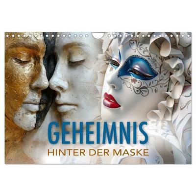 Geheimnis hinter der Maske (Wandkalender 2027 DIN A4 quer), CALVENDO Monatskalender