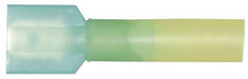 Vogt Verbindungstechnik 3970sh Flachstecker mit Schrumpfschlauch Steckbreite: 6.3mm Steckdicke: 0.8mm 180° Vollisoliert Blau