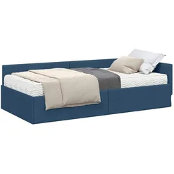 vidaXL, Bett, Eckbettgestell (90 x 190 cm)