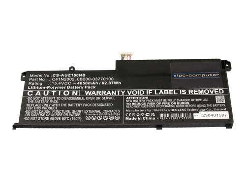 Ipc-computer Notebook-Akku Akku 0B200-03770100 REPLACE 15.40V 4050 mAh
