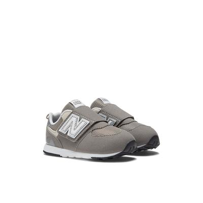Sneaker NEW BALANCE "NW574", Mädchen, Gr. 20,5, grau (mittelgrau), Synthetik, Schuhe Sneaker, mit Klettverschluss