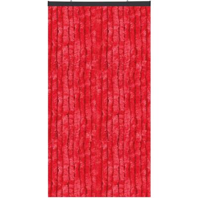 Bestlivings Flauschvorhang Sondergröße - Breite: 120cm - Länge: 275cm, Rot