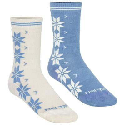 Kari Traa - Women's Vinst Sock 2 Pack - Merinosocken 39-41 | EU 39-41 blau