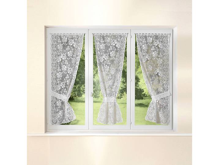 Rideau guipure - triptyque - Blancheporte