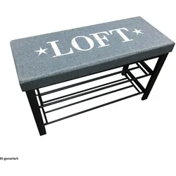 HTI-Line, Schuhschrank, Schuhbank (81 x 32 x 46 cm)