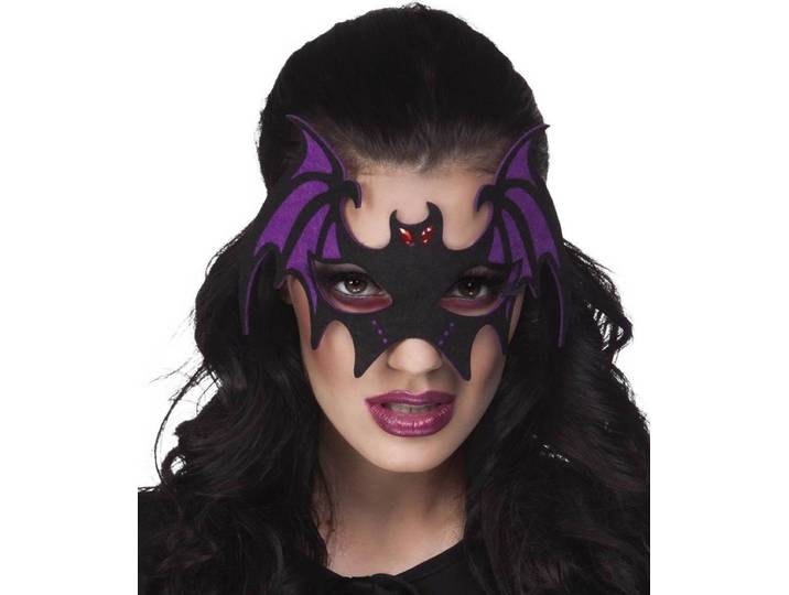 Boland - Vilten masker Vleermuis - Oogmasker - Zwart