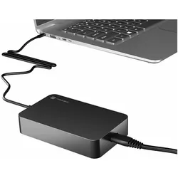 Genesis Zasilacz do laptopa Natec GRAYLING USB-C (NZU-2035) (90 W), Notebook Netzteil, Schwarz