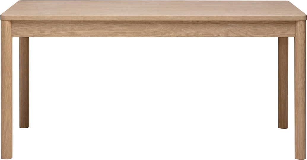 Miliboo Rechteckiger Esstisch mit Stauraum, helles Eichenholz-Finish, L160 cm IZZIE