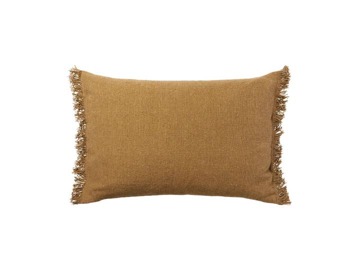 Broste Copenhagen Housse de coussin Ebba Brown kelp, 40x60 cm