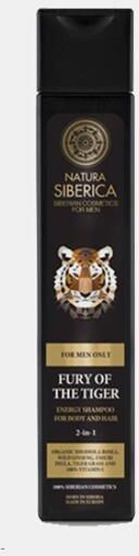 NATURA SIBERICA CHAMPO ENERGIZANTE CORPO E CABELO FURY OF THE TIG
