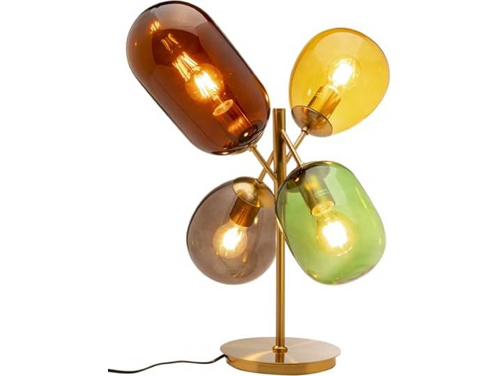 Kare Design Tischleuchte Balloon Dance, Mehrfarbig, Erdtöne, Tischlampe, Nachttischlampe, Modern, Wohnzimmer, Leuchtmittel nicht inklusive, 55x48x48 cm (H-B-T)