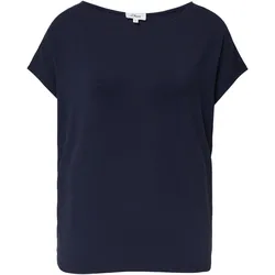 T-Shirt mit überschnittenen Schultern Schwarz 38
