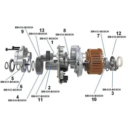Black Bearing, Zubehör Schaltung + Antrieb