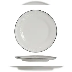 METRO Professional Teller flach Aldea, Porzellan, Ø 27.4 cm, weiß, 4 Stück
