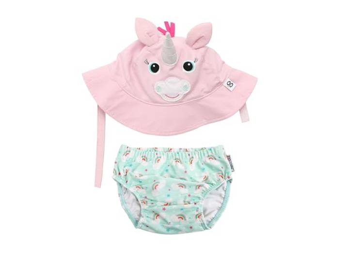 Zoocchini - Babykostuum en muts, meerkleurig (Uncicorn), S (3-6 maanden), Roze, 3 Maanden
