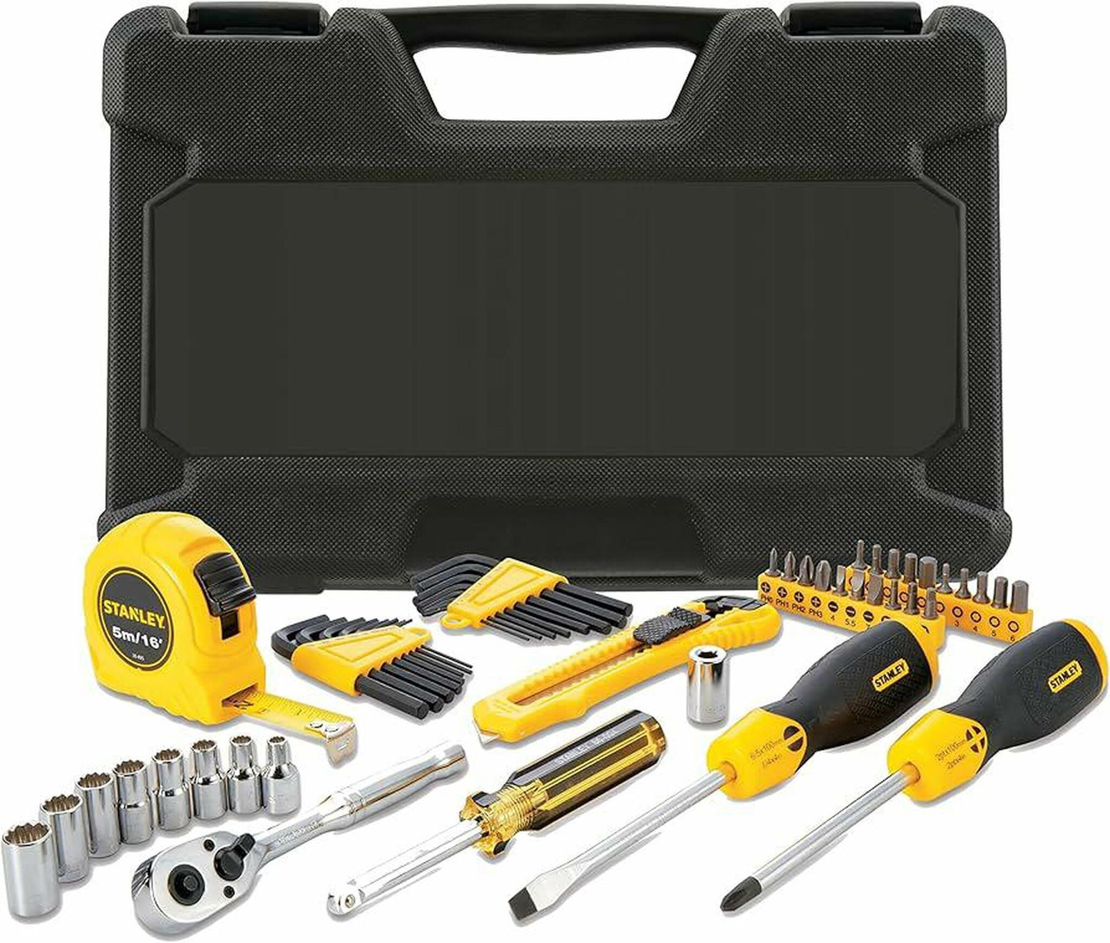 Stanley BlackDecker professionele gereedschapset met 51 onderdelen in koffer