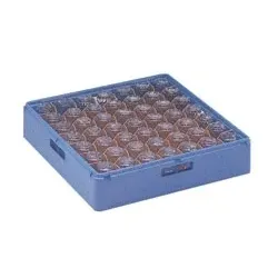 Zanussi Gläserkorb für 64 Gläser (H-70 mm, D-50 mm) Kunststoff, blau
