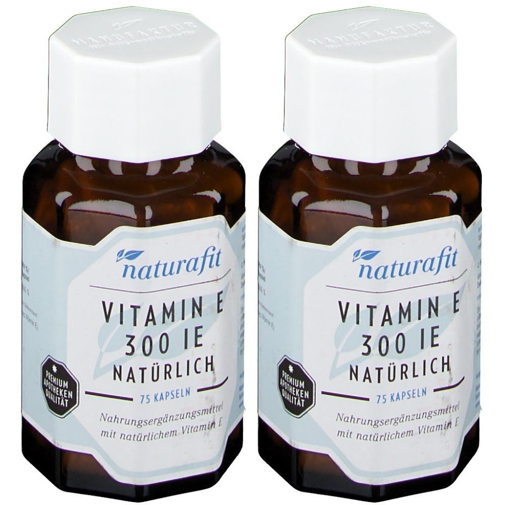 Naturafit Vitamin E 300 natürlich Kapseln 2x 2x75 St