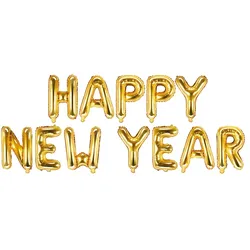Folienballon Happy Year Silvester