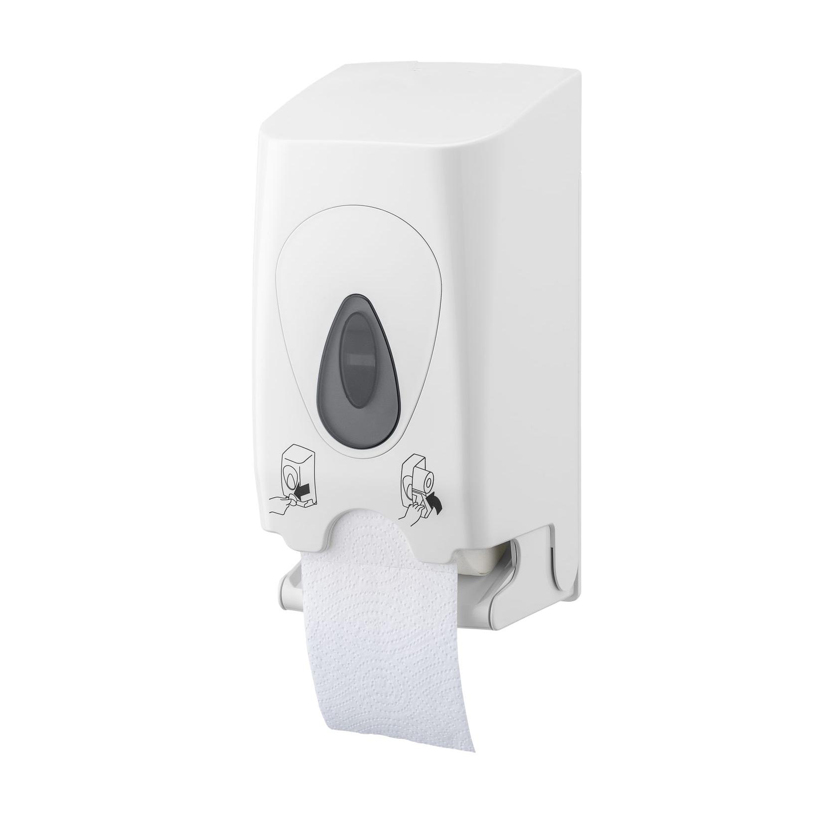 Toilettenpapierhalter, Klopapierhalter, Toilettenpapierspender - PQDuo, für 2 Rollen, Kunststoff