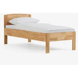 Holzbett aus Kernbuche Massivholz Überlänge