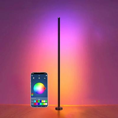 Uplift Picks LumiBeat Smart RGB Corner Floor Lamp With Music Sync Timer Control 1 Pc