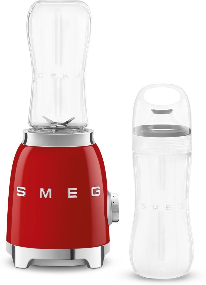 SMEG Batidora de vaso PBF01CREU con estética 50'Style y acabado brillante. Rojo