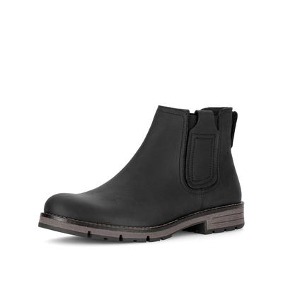 Chelseaboots GABOR "Chelsea Boot", Herren, Gr. 42, schwarz, Schuhe Chelseaboots