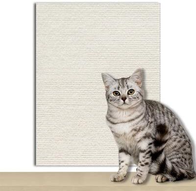 Uplift Picks Self Adhesive Cat Scratch Mat For Sofa And Wall Protection white 30x100 Cm