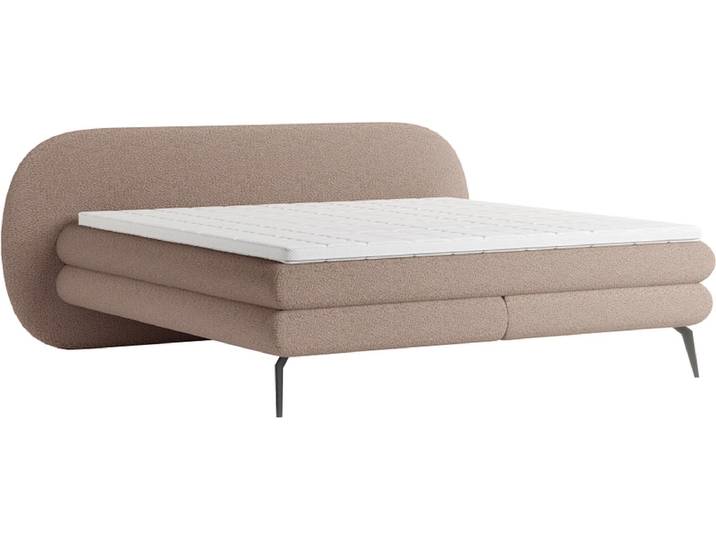 Boxspringbett WERNIGHT OVO koralle 140x200cm weich
