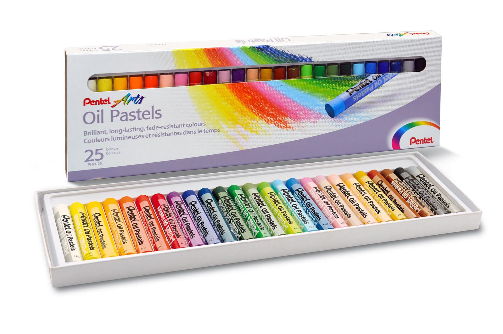 Pentel Ölkreide Mehrfarbig PHN-25U