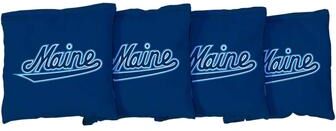 Skip's Garage Maine Dark Blue Cornhole Bags