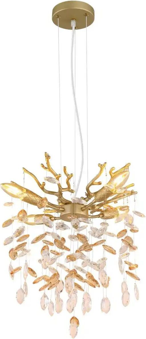 Globo Lighting Luster   ¦ gold ¦ Maße (cm): H: 120  Ø: 40