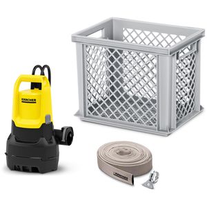 Kärcher Schmutzwasserpumpe SP 16.000 Flood Box, 550 W, Ø 20mm Fremdkörper, flachsaugend, 0,8 bar, 16000 l/h
