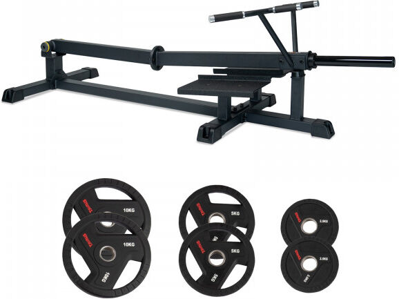 Taurus Pro Iso T Bar Row T Bar Row + 35kg TPU Plates