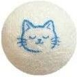 Inspired Finds Quiet Felt Wool Cat Ball Toys For Interactive Indoor Play & Exercise cat Head
