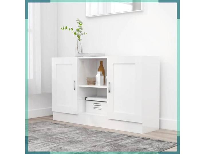 ASHATA Buffet Blanc 120x30 5x70 cm Bois d'ingénierie -FHE802777