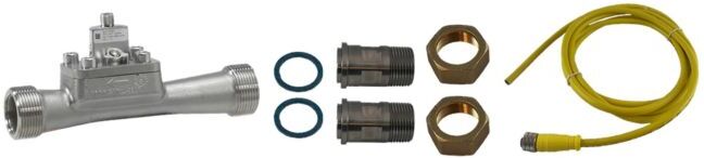 Grundfos Durchflusssensor 97688342 0.3-6 m3/h, DN 18, Set R 1 1/4, FKM