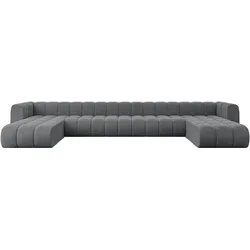 WOHNLANDSCHAFT modulares Sofa Joren-U3 - 501x177x70 cm Dunkelgrau