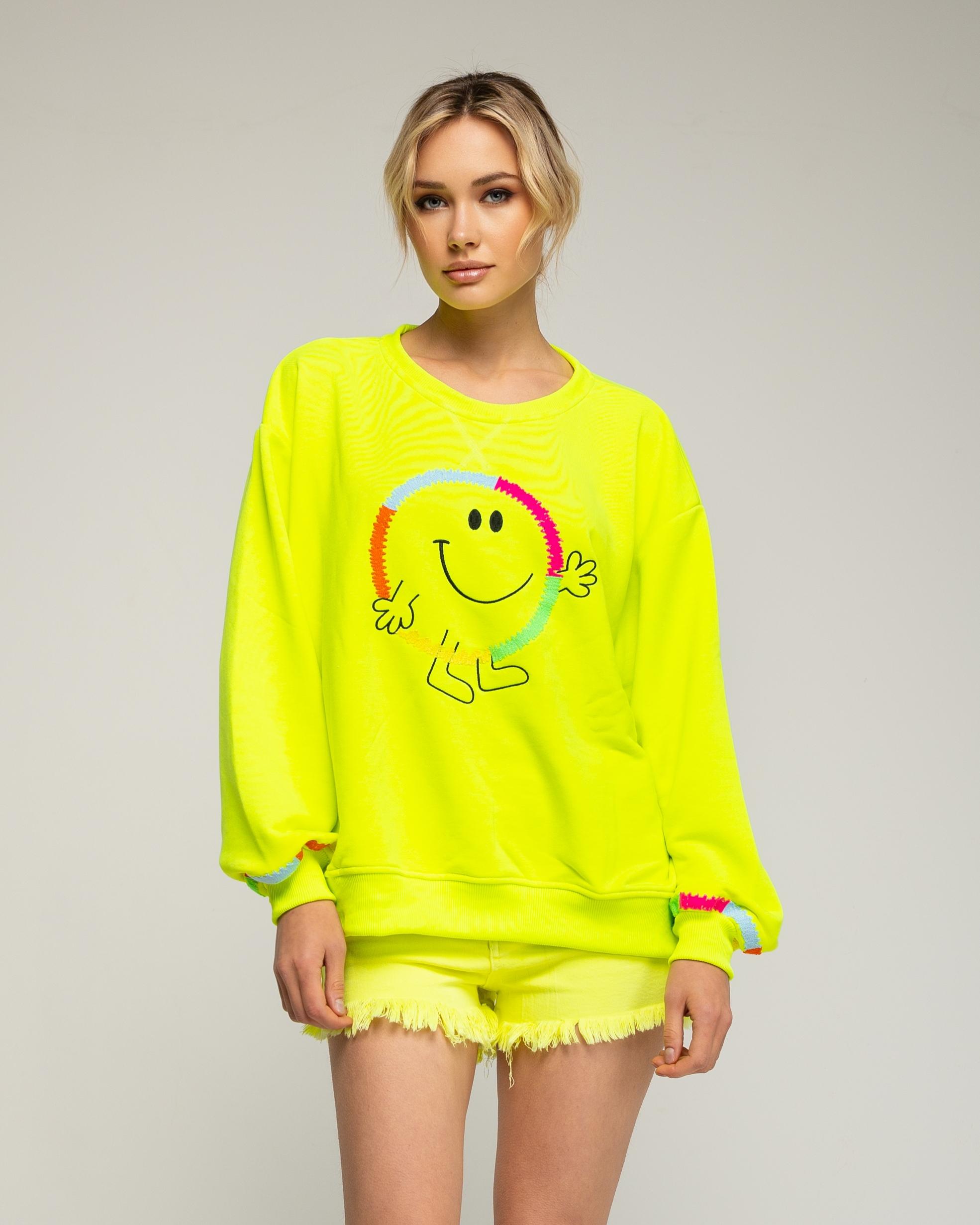 Sweatshirt "glimlach