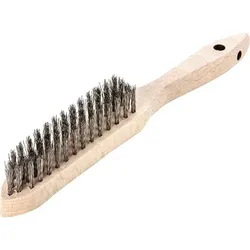 Handdrahtbürste rostfrei Rz4 gewellt 0,35mm