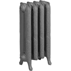 ASW Gussradiator Kopenhagen RAL 7022, 22 Rippen, 660 mm Breite, 500 mm Tiefe, 180 mm Höhe, 1.672 mm Länge, 180 m2 Heizfläche