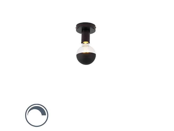 Plafonnier design noir avec réflecteur G95 noir - Facile