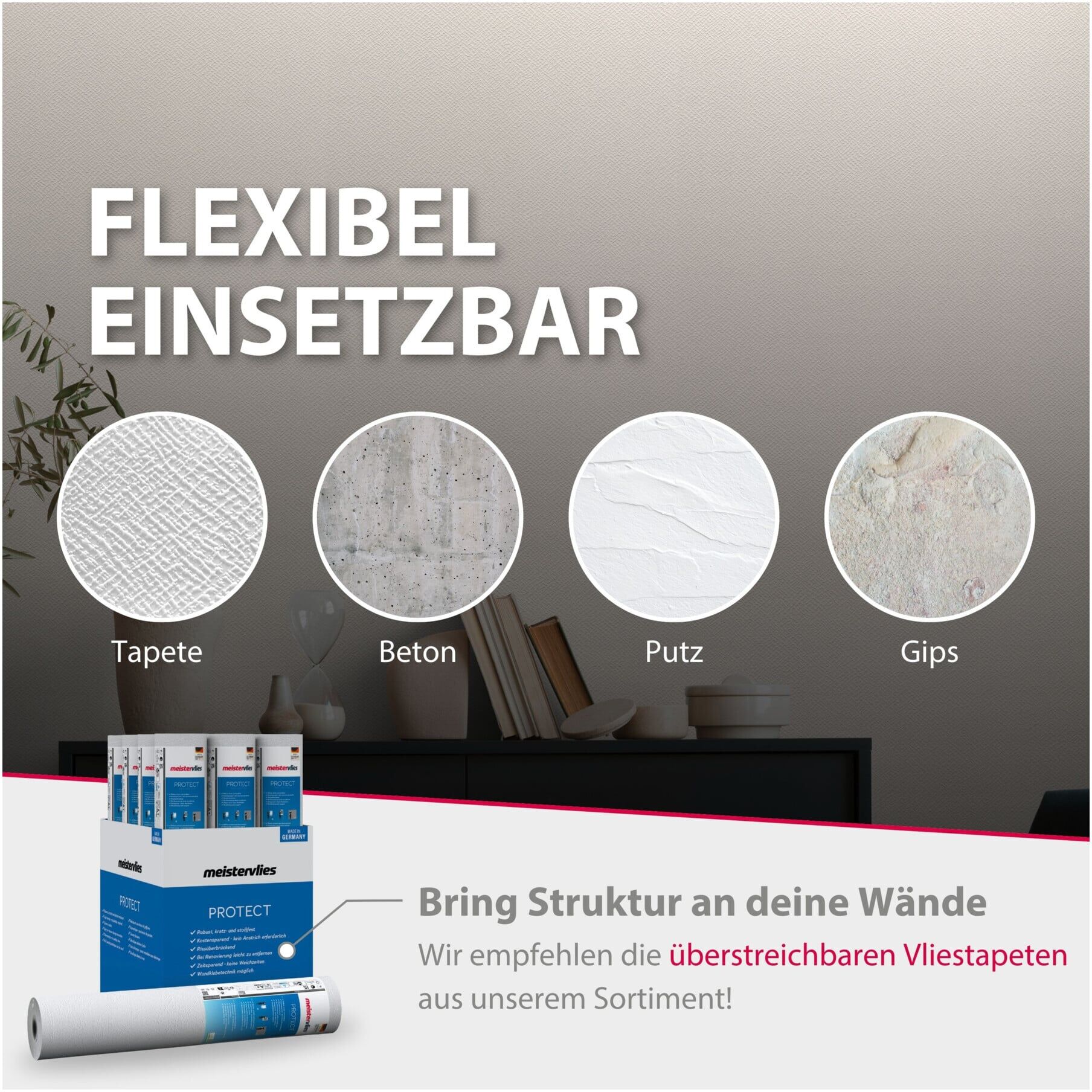 A.S. Création Wandfarbe The Color Kitchen Asian Noodles Grau Matt 2,5 l Hohe Deckkraft (DD125514)