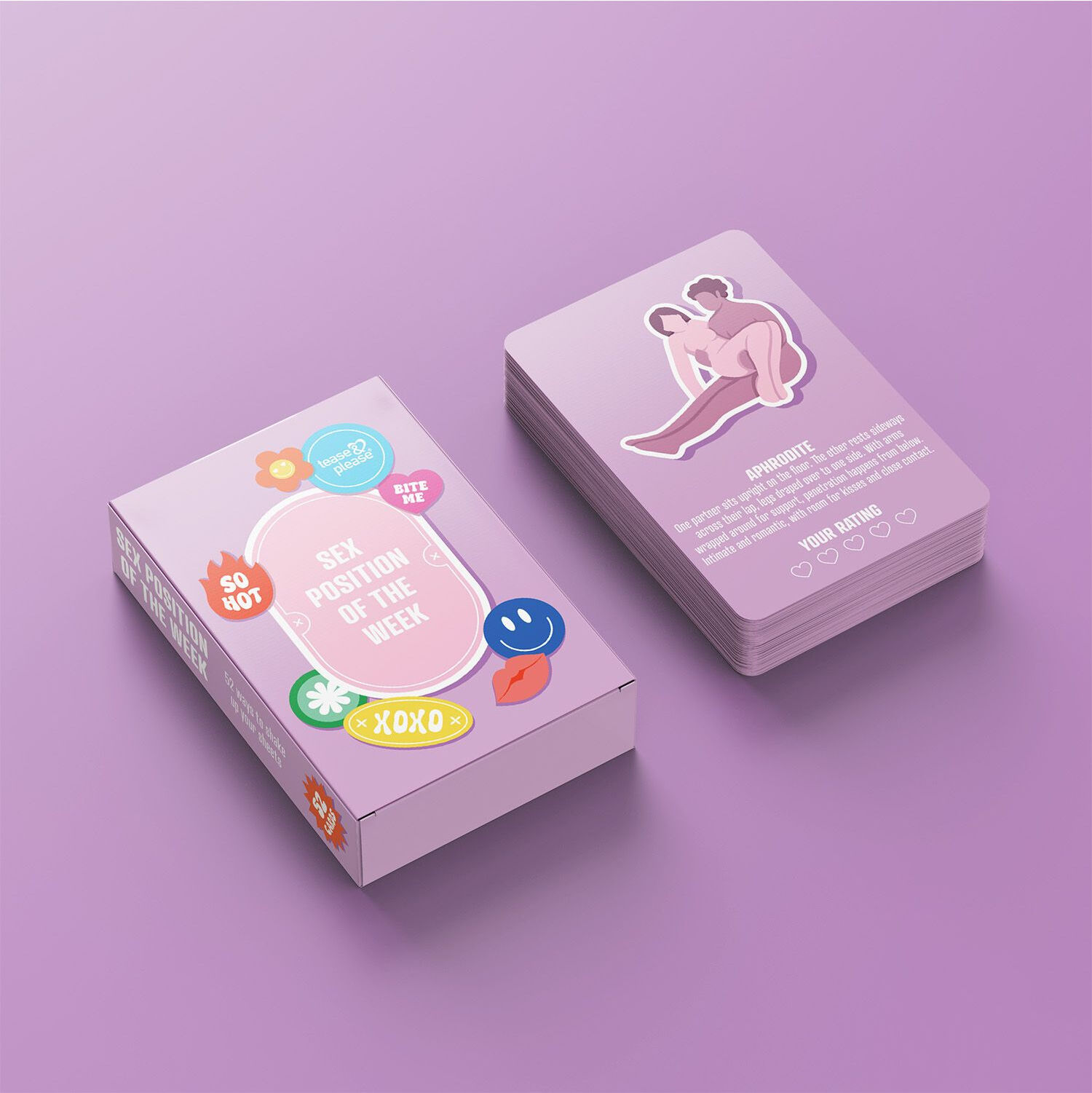 Tease & Please Jeu de cartes positions sexuelles pour couples