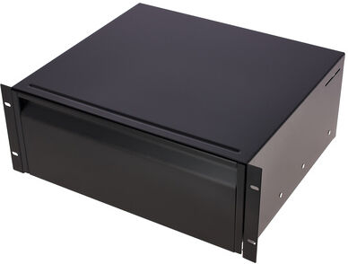 Adam Hall 874 E 04 Rack Drawer ERGO Schwarz