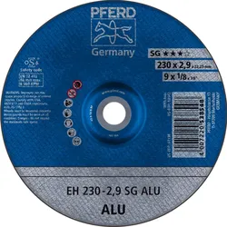 PFERD TOOLS Trennscheibe EH gekröpft Leistungslinie SG ALU für Alu - 61324323