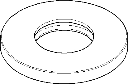 Dornbracht rosace 092796004-10 blanc mat