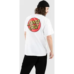 Santa Cruz Classic Dot Chest T-Shirt white Gr. S